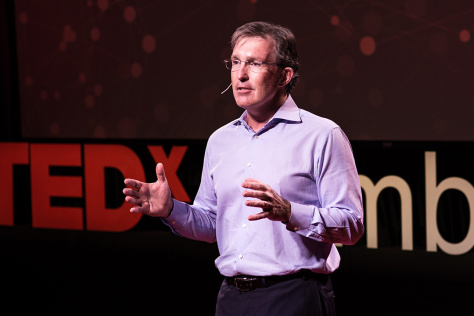 Tyler Jacks on TEDx stage